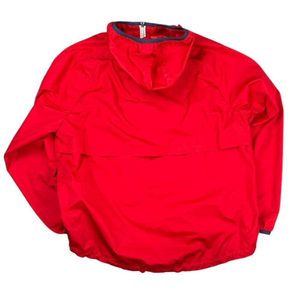 Gorpcore Red Quarter-Zip Polo Sport Windbreaker - Picture 7 of 7
